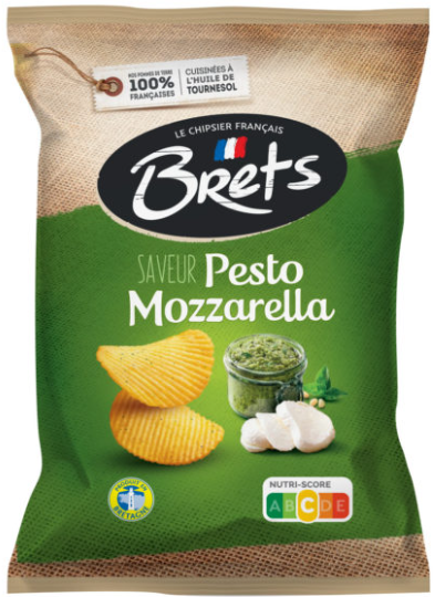 Brets Chips Pesto & Mozzarella