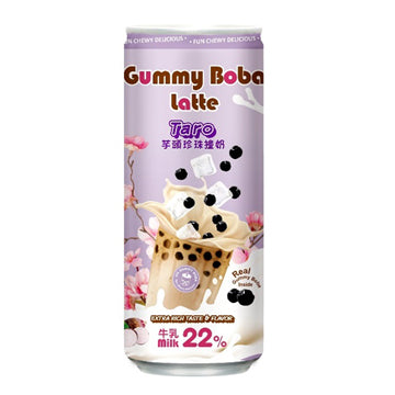 O'S GUMMY BOBA LATTE TARO